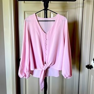 Pink blouse